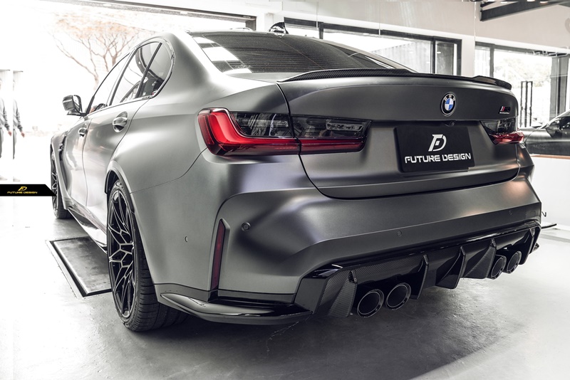 G80M3 G82M4 - MP style carbon rear Diffuser 04